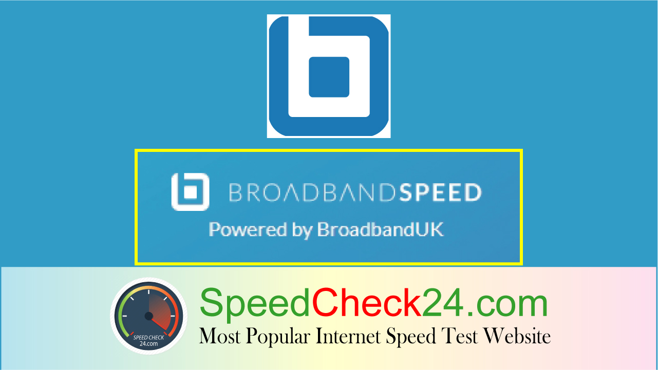 Test My Broadband Speed by